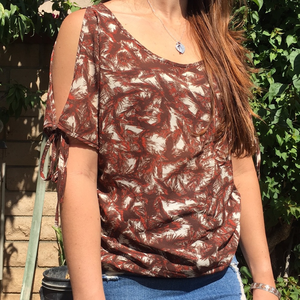 Red blouse